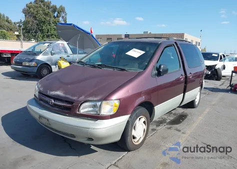 1999 Toyota Sienna Xle from USA, damaged, VIN 4T3ZF13C8XU096466